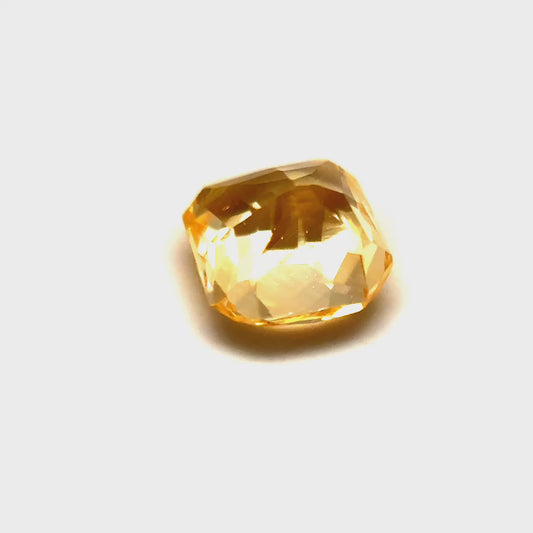 1.23 ct Octagonal Yellow Sapphire