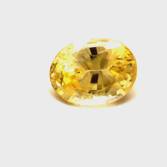 1.95 ct Oval Yellow Sapphire