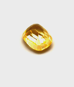 0.86 ct Rectangular Vivid Yellow Sapphire