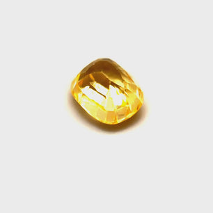 0.86 ct Rectangular Vivid Yellow Sapphire