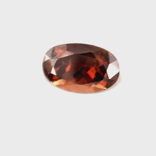 1.55 ct Oval Brown Zircon
