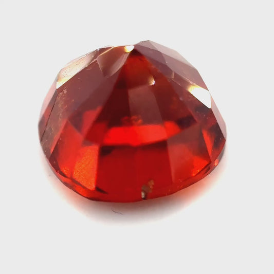 4.32 ct Octagon Red Rhodolite Garnet