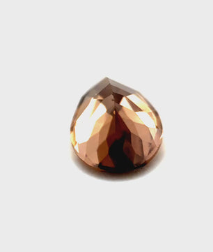 1.51ct Pear Shaped Yellowish-Brown Zircon
