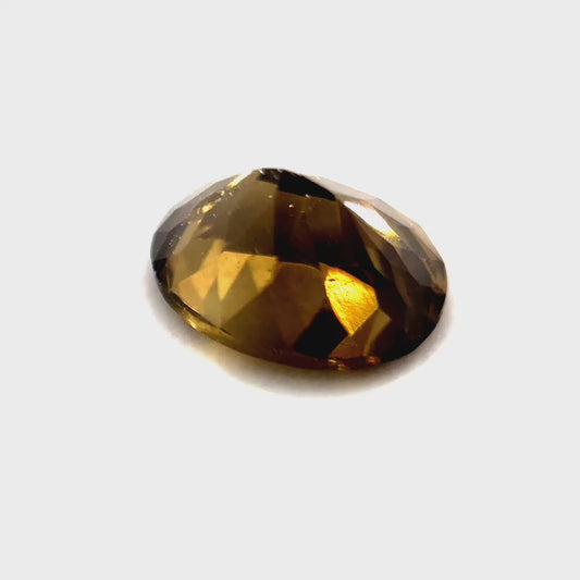 2.30 ct Oval Brownish-Green Zircon