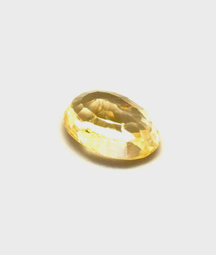 0.79 ct Oval Vivid Yellow Sapphire