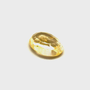 0.79 ct Oval Vivid Yellow Sapphire
