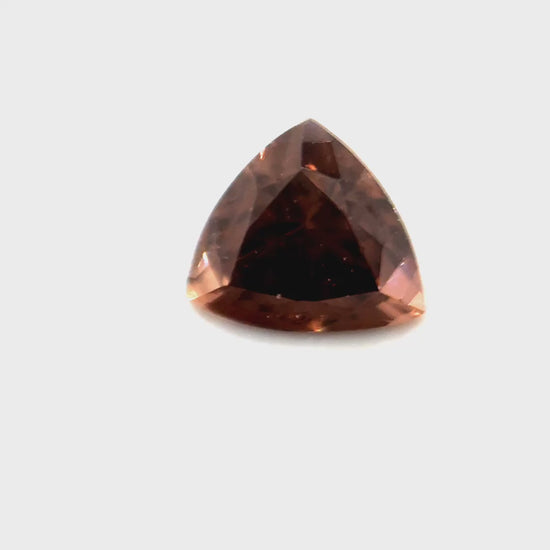 1.52 ct Trilliant Brown Zircon