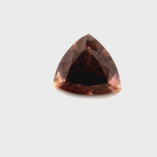 1.52 ct Trilliant Brown Zircon