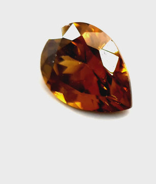 2.49 ct Pear Shaped Brownish-Yellow Zircon