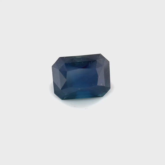 2.57 ct Octagonal Royal Blue Sapphire