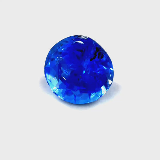 1.63 ct Oval Cornflower Blue Unheated Sapphire