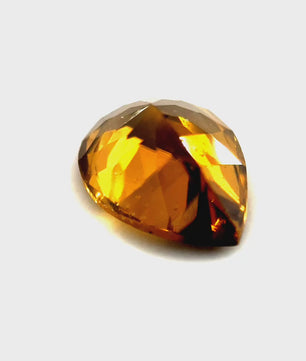 2.49 ct Pear Shaped Brownish-Yellow Zircon