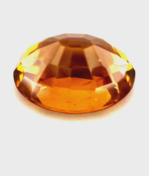 5.13 ct Oval Brownish-Yellow Zircon