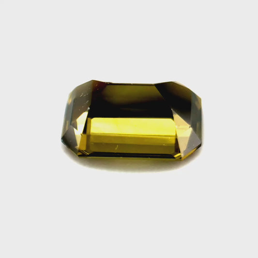 2.28 ct Octagonal Green Zircon
