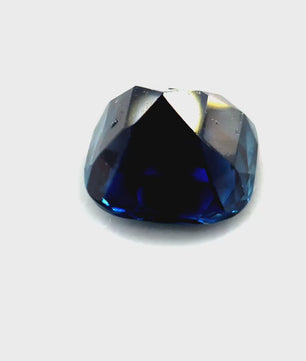 2.53 ct Rectangular Greenish-Blue Sapphire