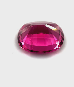 2.10 ct Cushion Purplish-Pink Rhodolite Garnet