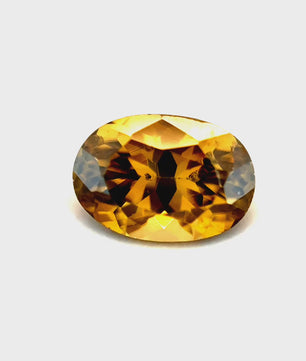1.71ct Oval Brownish-Yellow Zircon