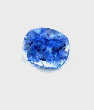 1.28 ct Rectangular Light Blue Unheated Sapphire