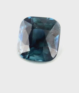 2.53 ct Rectangular Greenish-Blue Sapphire