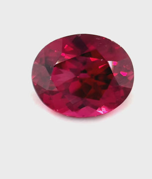 2.21ct Oval Red Rhodolite Garnet