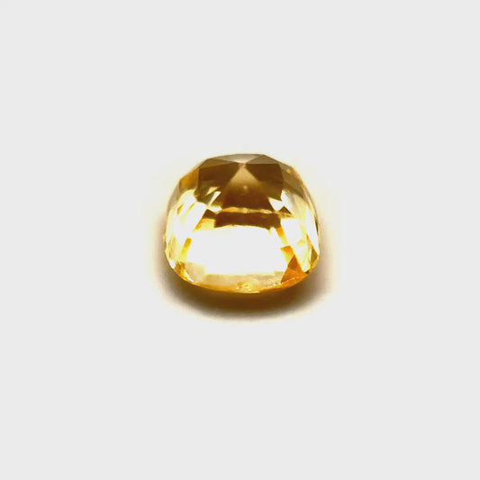 0.96 ct Rectangular Vivid Yellow Sapphire