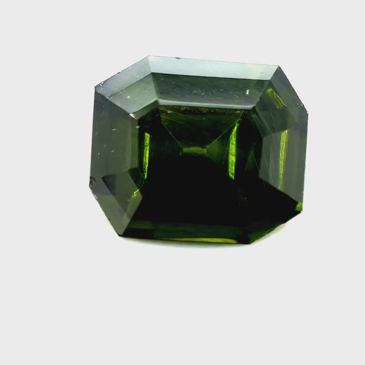 2.67 ct Octagonal Green Zircon
