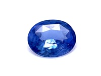 Medium blue Oval Sapphire 1.67 CT