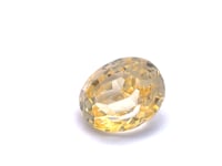 Medium yellow Oval Sapphire 1.91 CT
