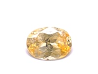 Dark yellow Oval Sapphire