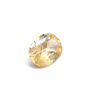 Dark yellow Oval Sapphire