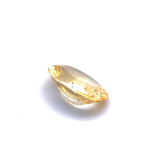 Dark yellow Oval Sapphire