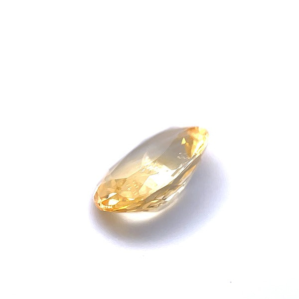 Dark yellow Oval Sapphire