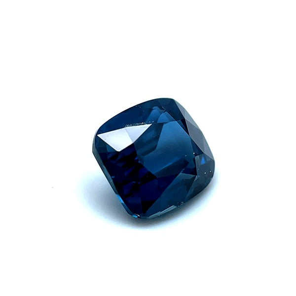 Deep Blue Rectangular Cusion Sapphire 2.22 CT