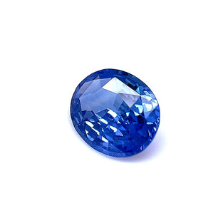 Medium blue Oval Sapphire 1.67 CT