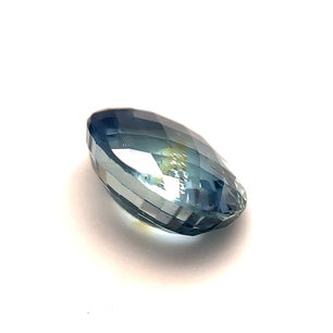 Oval Cut Sapphire Blue/Yellow 3.83 CT