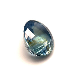 Oval Cut Sapphire Blue/Yellow 3.83 CT